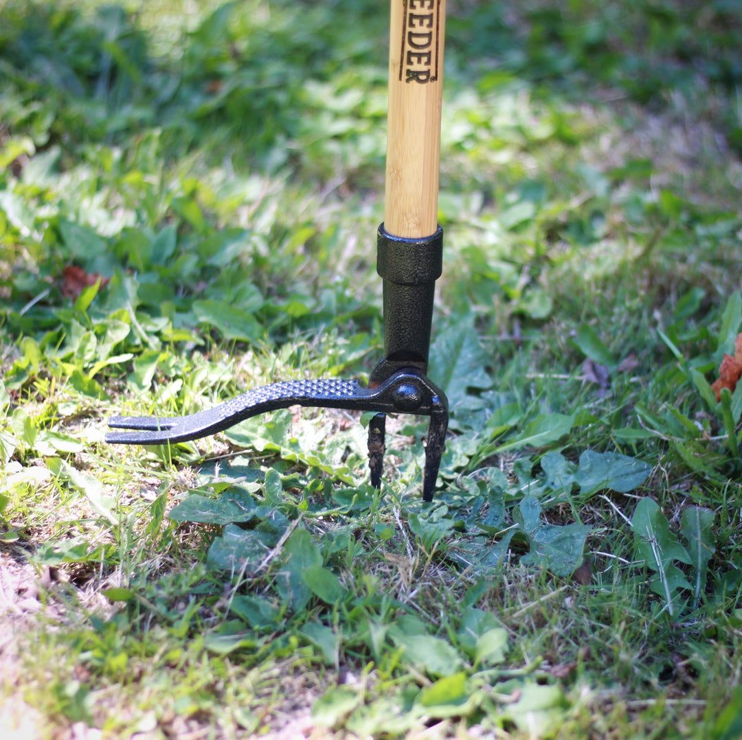 Easily Remove Weeds From Your Lawn Or Garden With Grampa's Stand Up Weed Puller.