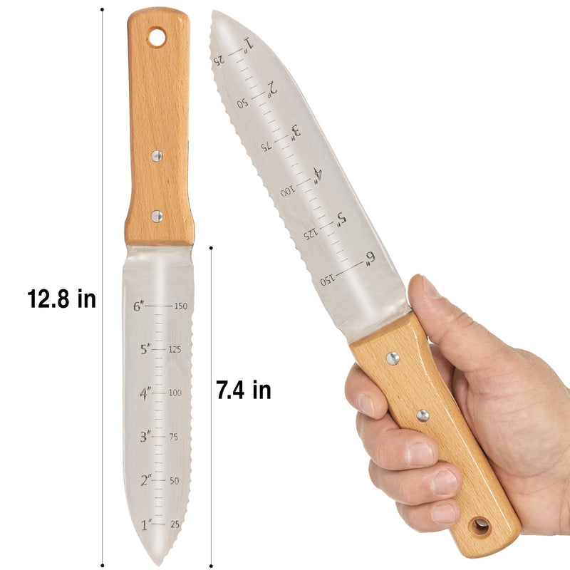 Grampa's Garden Knife - 7 inch Hori Hori Knife with Sheath