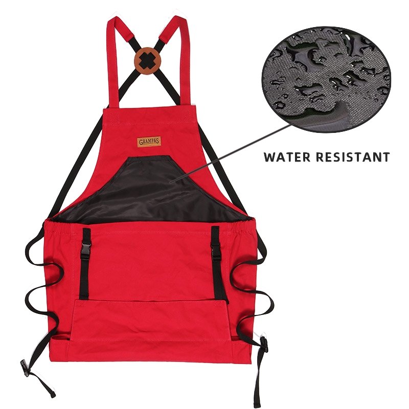Grampa's Garden Apron - Cross Back Apron with Pockets