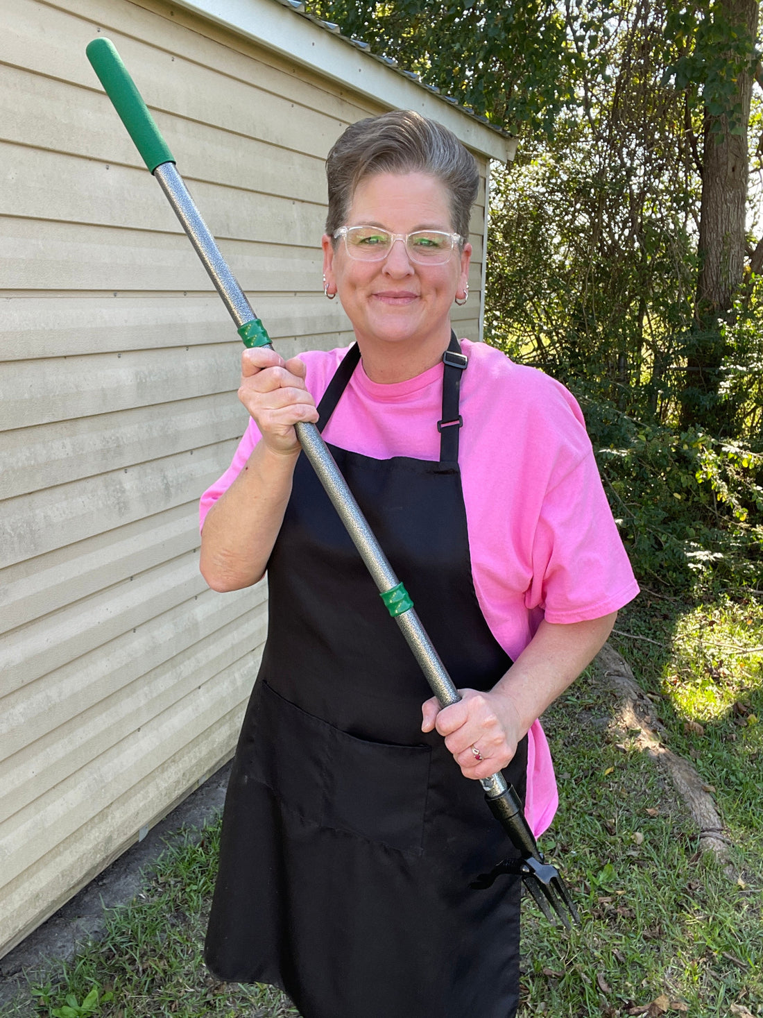 Grampa's Metal Weeder - Stand Up Weed Puller with Steel Handle